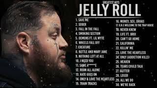 Jelly Roll  Greatest Hits 2022  TOP 100 Songs of the Weeks 2022  Best Playlist Full Album [upl. by Ias]