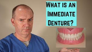 What is an Immediate Denture and how its different from a regular denture [upl. by Free25]