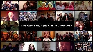 Auld Lang Syne Online Choir Hogmanay Live 2013  BBC One Scotland [upl. by Odey462]