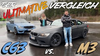 BMW E92 M3 gegen Mercedes C63 C204 Welcher ist besser [upl. by Laresa]