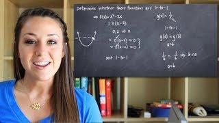 Determine whether a function is 1 to 1 KristaKingMath [upl. by Annawot244]