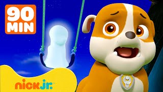 Paw Patrol  ¡Rubble se topa con un espeluznante fantasma en Halloween  90 minutos  Nick Jr [upl. by Otir]