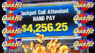 QUICK HIT SLOTS HIGH LIMIT JACKPOT WINNER ★ MASSIVE WINS ON CLASSIC SLOT MACHINE IN HIGH LIMIT ROOM [upl. by Lane112]