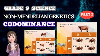 NONMENDELIAN GENETICS CODOMINANCE  GRADE 9 SCIENCE  BIOLOGY [upl. by Ariaec]