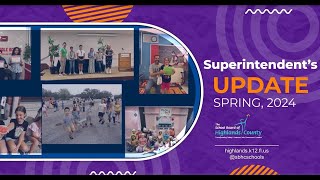 Superintendents Update Spring 2024 [upl. by Ilojna]