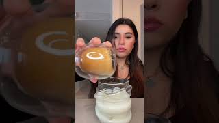 🍯 dalgona coffee cofferecipe drinkreview icedcoffee dalgonacoffee dalgona honeycoffee honey [upl. by Sherwin]