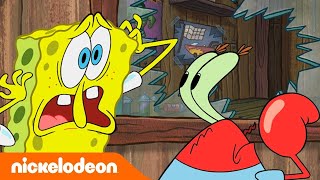 سبونج بوب  اختفاء مشواة سبونج بوب  حلقة كاملة في 5 دقائق  Nickelodeon Arabia [upl. by Niram]