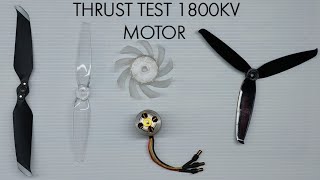 Thrust Test 1800KV BLDC Motor [upl. by Ingelbert428]