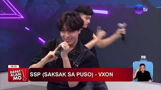 240517 VXON “SSP Saksak Sa Puso” and “KNT Kanta Ng Tanga” Performance on Dapat Alam Mo [upl. by Ecilegna]