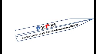 OnePrick  Single puncture temporomandibular joint arthrocentesis system [upl. by Recneps]