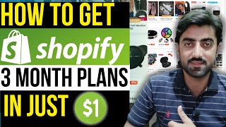 How to Get Started With Shopify For Just 1 For The First 3 Months  Shopify Plans and Pricing [upl. by Chaffin]