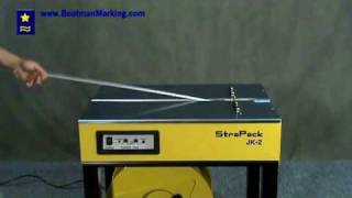 Strapack JK2 Strapping Machine Operation Video [upl. by Koorb294]