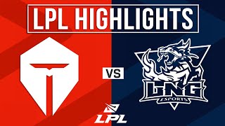 TES vs LNG Highlights ALL GAMES  LPL 2024 Summer  TOP ESPORTS vs LNG Esports [upl. by Llet]