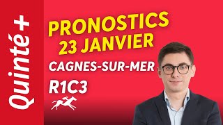 PRONOSTICS QUINTE DU 23 JANVIER À CAGNESSURMER  LE JOUR DE ROCQUEMONT [upl. by Gans]