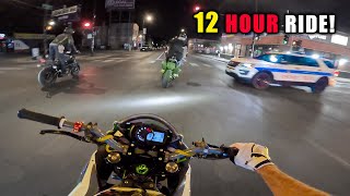 All Night Stunt Ride Through Chicago  Leaned Back [upl. by Jos]