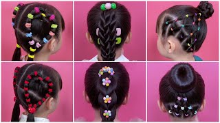 Simple amp Cute hairstyles for kids Cool Hairstyles Girls hairstyles for short and long hair [upl. by Mckenna]