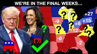 UPDATED 2024 Presidential Election Prediction  Kamala Harris vs Donald Trump October 13 2024 [upl. by Yoo]