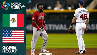 Mexico vs USA Game Highlights  2023 World Baseball Classic [upl. by Sylram]