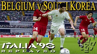 Belgium v South Korea  Italia 90  PES  Group E  Match Day 5 [upl. by Gellman]