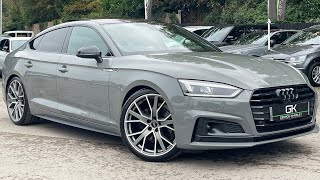 2019 Audi A5 Sportback S Line 40 TFSi Vorsprung in Quantum Grey for sale at George Kingsley Essex [upl. by Herzen600]