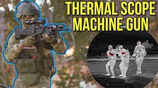 Can my 4000 Airsoft LMG Setup Survive a 40 hour Milsim Umarex MG4 with AGM Thermal Scope [upl. by Cirde]