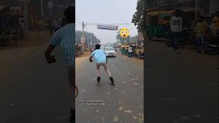 Skating reaction 😵😲 skating public road skatingreaction speedskating kanhaiyaaction [upl. by Fortunna951]