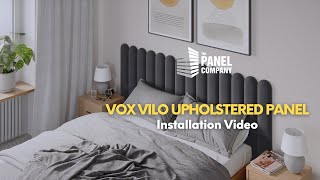 How to Install Vilo Upholstered Panels  The Panel Company [upl. by Eelrefinnej691]