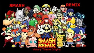 Every Characters Victory Theme Origins in Smash Remix As of Ver 130 [upl. by Alihs]