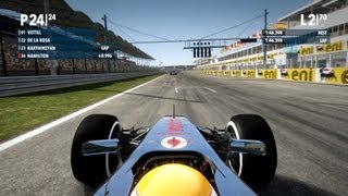 F1 2012 24th to 1st 100 race legend ai Hamilton Hungary [upl. by Alyce952]