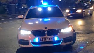 Unmarked LFB BMW MSport Fire Officer Responding Urgently  London Fire Brigade [upl. by Nytsua67]