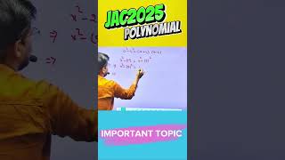 POLYNOMIAL rootsofquadraticequation polynomialsclass10 jacbord [upl. by Amias]