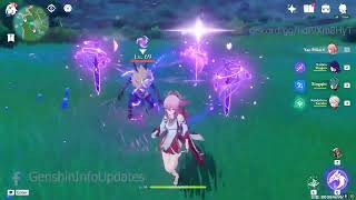 Yae Miko Final Gameplay Showcase  Genshin impact 25 [upl. by Gonyea]