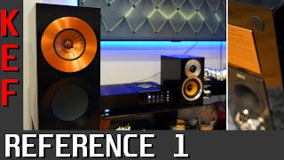 Kef Reference 1 Copper Black Aluminium vs Kef R5 [upl. by Naloc]