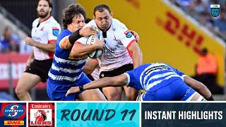 DHL Stormers v Emirates Lions  Instant Highlights  Round 11  URC 202223 [upl. by Celestina]