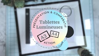 Présentation amp Comparatif  Tablettes Lumineuses Action [upl. by Afrikah]