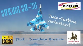 Huge JMB Jets Su30 Twin Turbines Vectorized  Jonathan Bossion [upl. by Stortz]