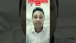 Valsalva vs Toynbee Test  Eustachian Tube Function Test [upl. by Intyrb]