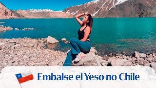 Vlog Embalse el Yeso  Passeios no Chile  Verão chileno [upl. by Riobard635]