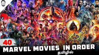 All Marvel Movies in order Tamil  MCU  Playtamildub [upl. by Aerehs]