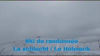 Ski de randonnée La Schlucht  Le Hohneck Vosges Février 2020 [upl. by Dominique770]