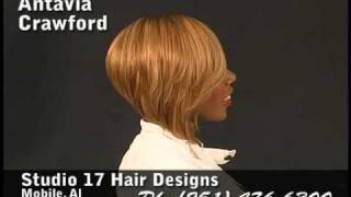 Antavia Crawfords Hi Lited One Sided Razor Cut Bob Hairstyle [upl. by Ricky]