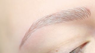 Microblading almost alopecia Baltic brows [upl. by Adnirual389]