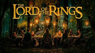 Evening with the Elves ◎ Lord of the Rings inspired Ambience amp Music  Forest Nature Sounds [upl. by Ettenyl]