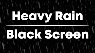 Rain Sounds for Sleeping amp Black Screen to Sleep [upl. by Ellis436]