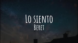 Lo siento  Beret LyricsLetra [upl. by Dahaf]