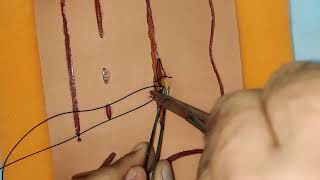 Simutomy Learn Subcutaneous Buried Suturing Suturing SubcutaneousSuture BuriedSutures SuturePad [upl. by Sandry]