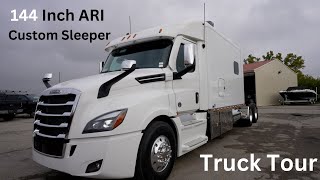 144 Inch Custom ARI Sleeper Truck Tour [upl. by Alyse653]