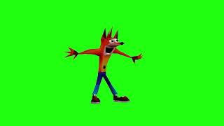 Crash Bandicoot Meme Green Screen Free No Copyright [upl. by Ydok928]