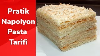 Napolyon Pasta Tarifi Pratik Napolyon Pasta Nasıl Yapılır [upl. by Ahsilef]