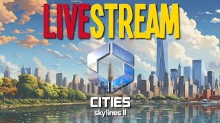 Cities Skylines 2 New City Biffa Building LIVE [upl. by Sajet831]